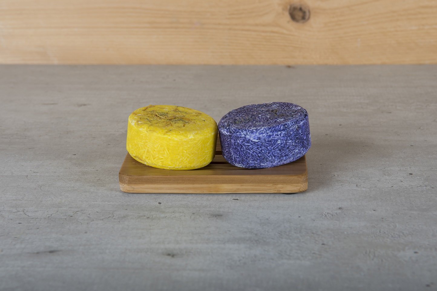 Bamboo Soap Holder for two Shampoo Bars