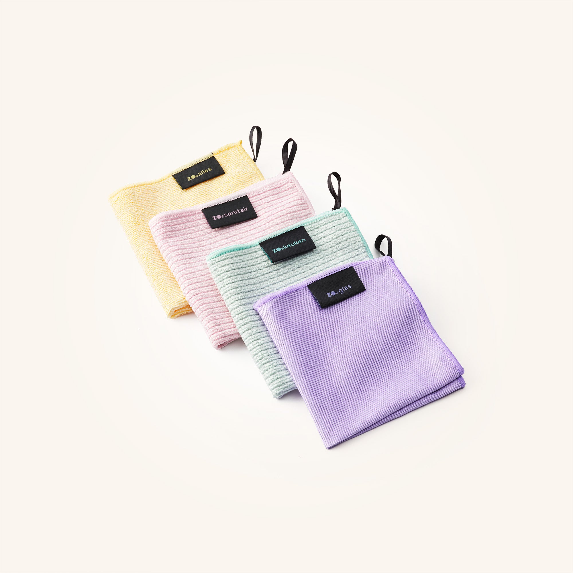 ZO - Microfiber cloth - Set of 4 - Everything - Sanitary - Kitchen - Glass