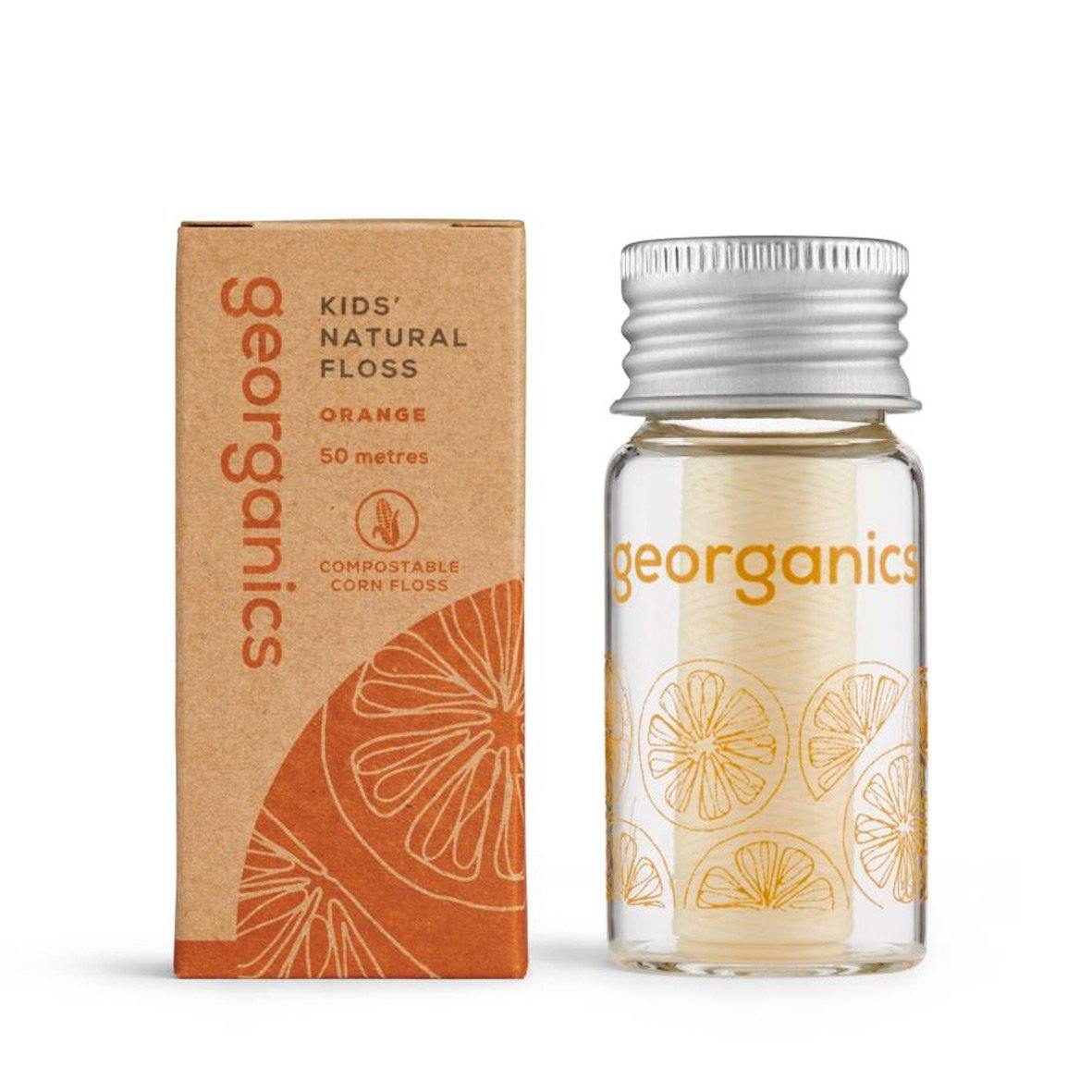 Georganics Flosdraad Sinaasappel met verpakking